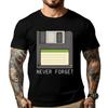 Funny Floppy Disk For Never Forget Computer T Shirt Men 100 Cotton Anime National Flag Day Graphic Tshirts