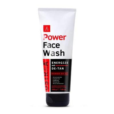 Power Face Wash - 200g - Energize and De-Tan | Dermatologicallyl Tested | Effective Tan Removal | Removes Dead Skin, Brightens Skin