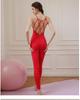 Boyang Damen Glitzernder Rückenfreier Aerial Yoga Jumpsuit - Herbst/Winter Stil
