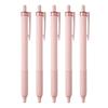 Tombow Pencil Monograph Light Ballpoint Black Smoky Pink Oil-Based Pen, 0.5mm, Ink, Barrel, 5-Pack (BC-MGLE85-5P)