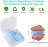 Reusable Silicone Earplugs, 5 Pairs of Noise Reduction Ear Plugs, Suitable for Sleeping, Swimming, Snoring, Concerts, Airplanes, Travel,work