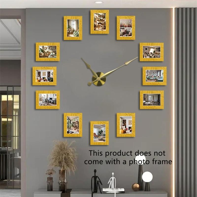 Hochleistungs-Uhrwerk für große DIY-Uhren Einfache 60-Sekunden-Installation mit langen Metallzeigern