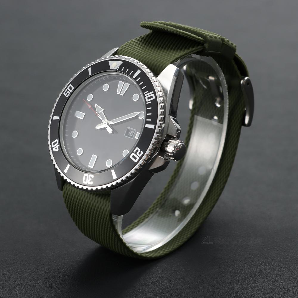 20mm 22mm Jednodílný silikonový řemínek k hodinkám Gumový řemínek k hodinkám Sportovní módní náramek pro Tudor Černá Hnědá Náhradní řemínky