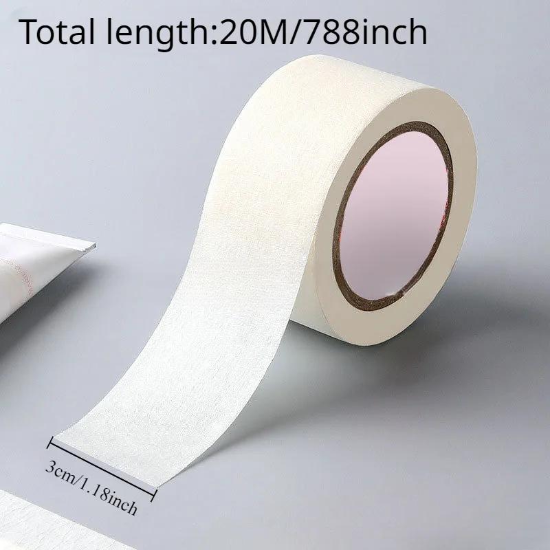 3pcs/set Meiwen Paper Adhesive Tape Art Student Water Tape Hand Ledger Sticker Edge No Glue Left Sticker Edge Paper