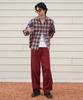MIDSUN Sunset Check Shirt-Red