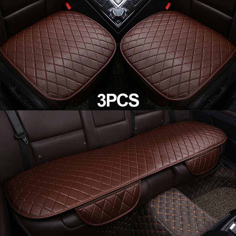 Husă scaun auto Pernă Automobile Piele PU Accesorii universale pentru interior auto Set de protecție în patru anotimpuri Covoraș pentru scaune stil auto