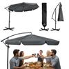 Folding Garden Umbrella, 8 Segments, 350 Cm, With Cover, Plonos Pl-881