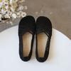 Fashion Elegant Woman Shoe Summer Air Mesh Flats Women's Breathable Mary Jane Shoes Ladies Ankle Strappy Ballet Shoes Cutout Lace Loafer