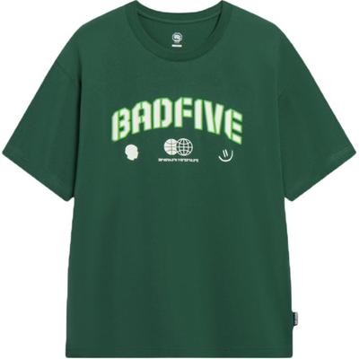 Li Ning Badfive Breathable Training Sports Casual Short Sleeve T-Shirt Men Tops Spruce-Green AHST389-3
