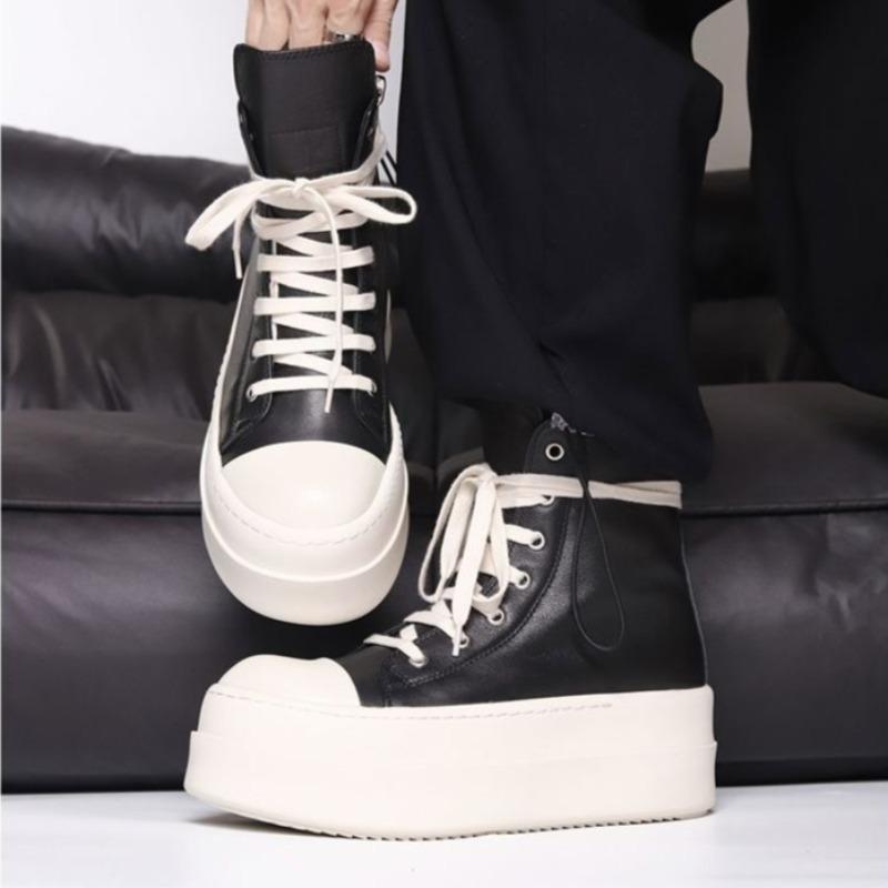 Fashion Shoes for Women Women's Ankle Boots Trendy Retro High-top Womens Shoes Fashion Casual Chunky Platform Luxury Designer Sneakers