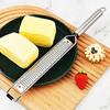 Lemon Zester Cheese Grater Stainless Steel Citrus Peeler with Non-Slip Handle Multi-Purpose Kitchen Tool for Citrus Parmesan Ginger