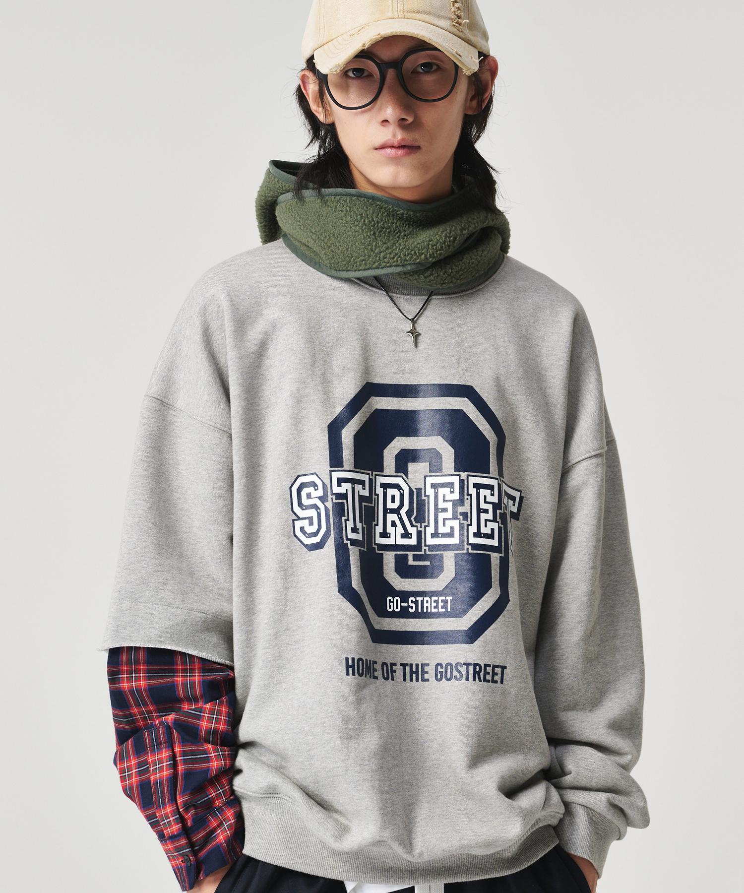 Ghost Street Logo Shirt Sweatshirt Gray L
