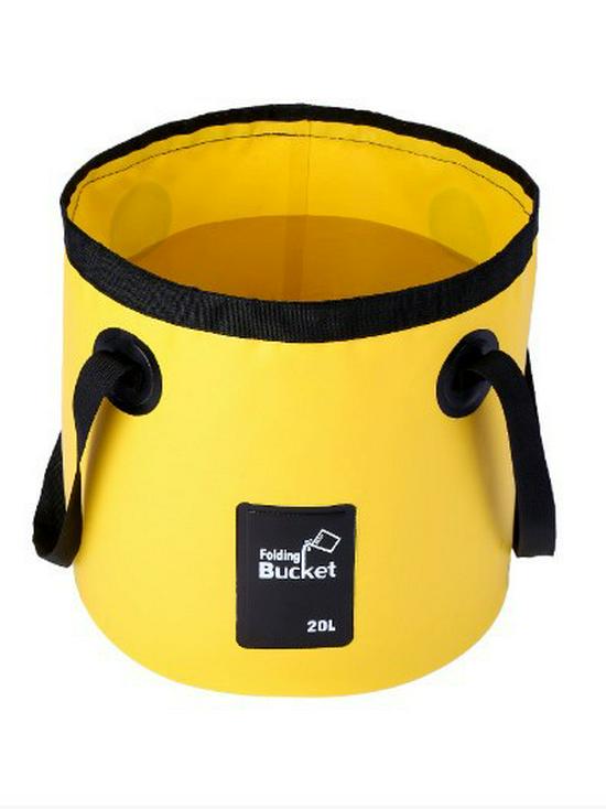 Foldable PVC Water Bucket: Portable Outdoor Camping & Fishing Bin for Multi-purpose Use