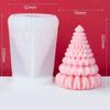 1-20PCS Christmas Tree Silicone Candle Mold Diy Plaster Aromatherapy Candle Mold Handmade Soap Mold Christmas Decoration