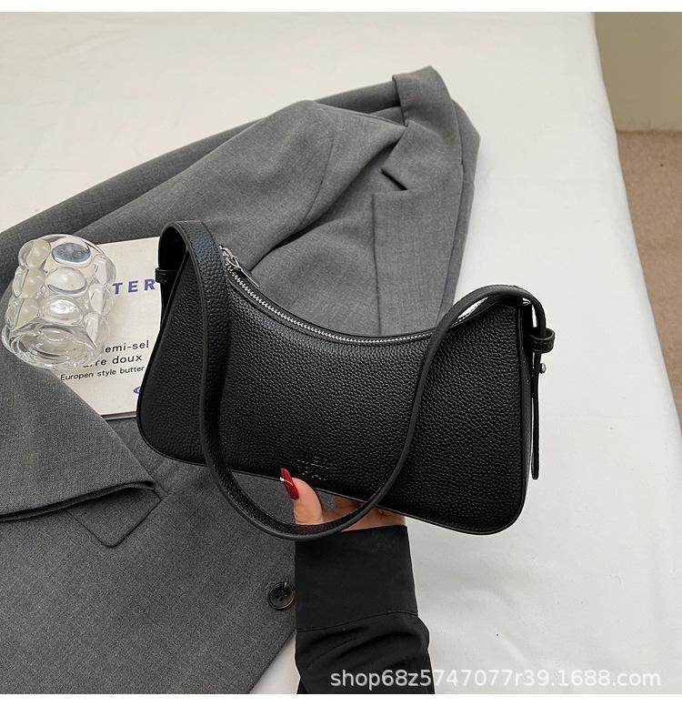 Underarm Bag Women's Bag 2025 New Niche Design High Sense Internet Celebrity Foreign Crescent Bag Shoulder Bag