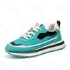 Mode Herrenschuhe 2025 Sommer Casual Sportschuhe Modetrend Vielseitige Dickbesohlte Bequeme Leichte Schnür-Plateau-Sneakers