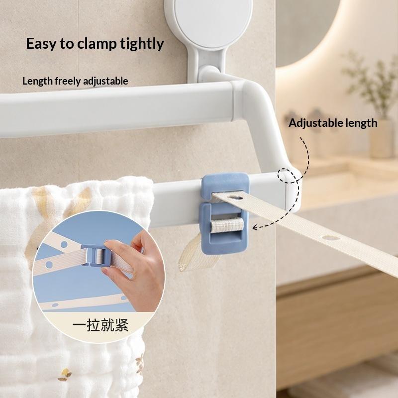 Adjustable Portable Clothesline For Household Outdoor Travel Drying Blankets - Indoor And Outdoor Versatile Clothesline