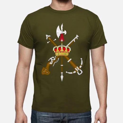 T-shirt Esercito Legione Spagnola Estate Cotone Manica Corta Girocollo T-shirt Uomo Nuova S3XL