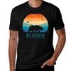 Alaska Retro Bear T-Shirt Thanksgiving Casual Tee