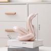 Creative Balloon Swan Electroplating Multi-color Abstract Ceramic Jewelry Sculpture Study Statue Home Office Decoration Gift
