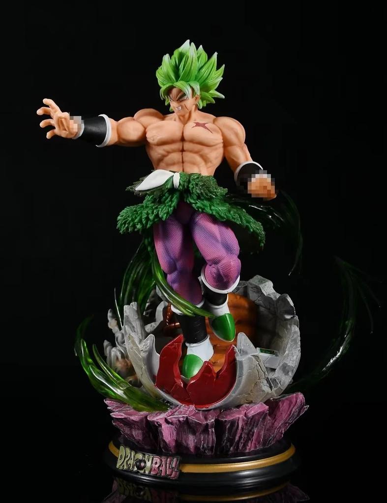 Anime Dragon Ball Z Super Broli Super Saiyan Broly Battle Ver. GK PVC Action Figure Statue Collectible Model Kids Toys Doll 29CM