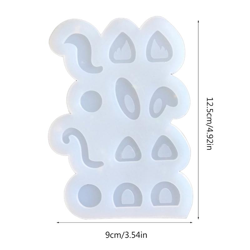 Animal Parts Quicksand Silicone Mold Resin Shaking Cup Mold for Pendant Jewelry Keychain Decoration Making Diy Crafts