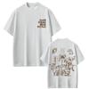 T-shirt célèbre rappeur Bad Bunny Debi Tirar Mas Fotos DTMF World Tour T-shirts tendance Unisex Hommes Vintage Hip Hop T-shirts en coton