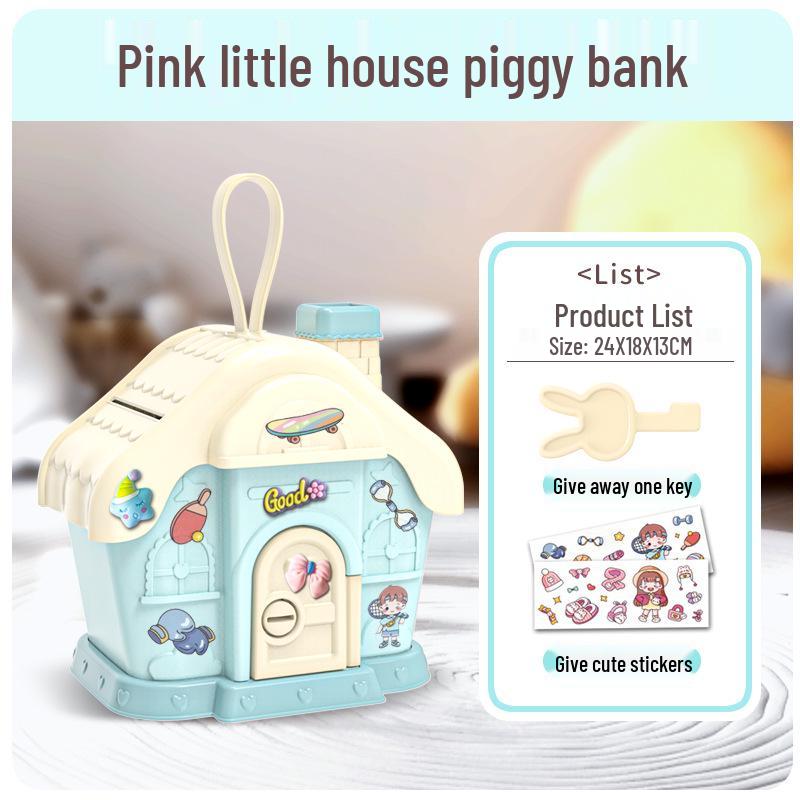 Password-Protected Piggy Bank: Large Capacity Money Box for Kids' Savings - Perfect Gift for Birthdays & New Year