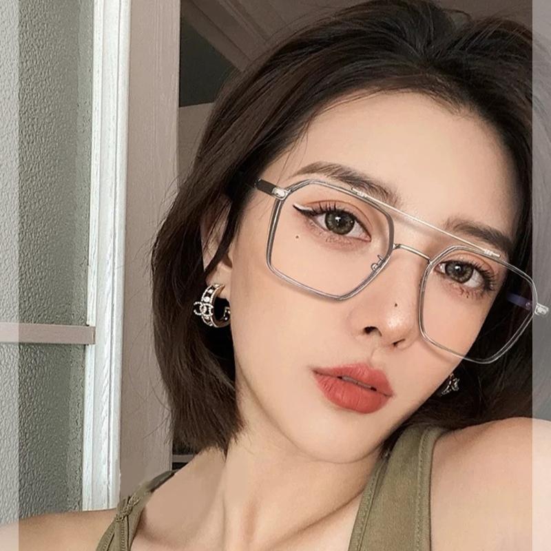Men Women New Retro Square Frame Myopia Glasses Neutral Comfort Eyeglasses Fashion Popular Blue Light Blocking Myopia Glasses
