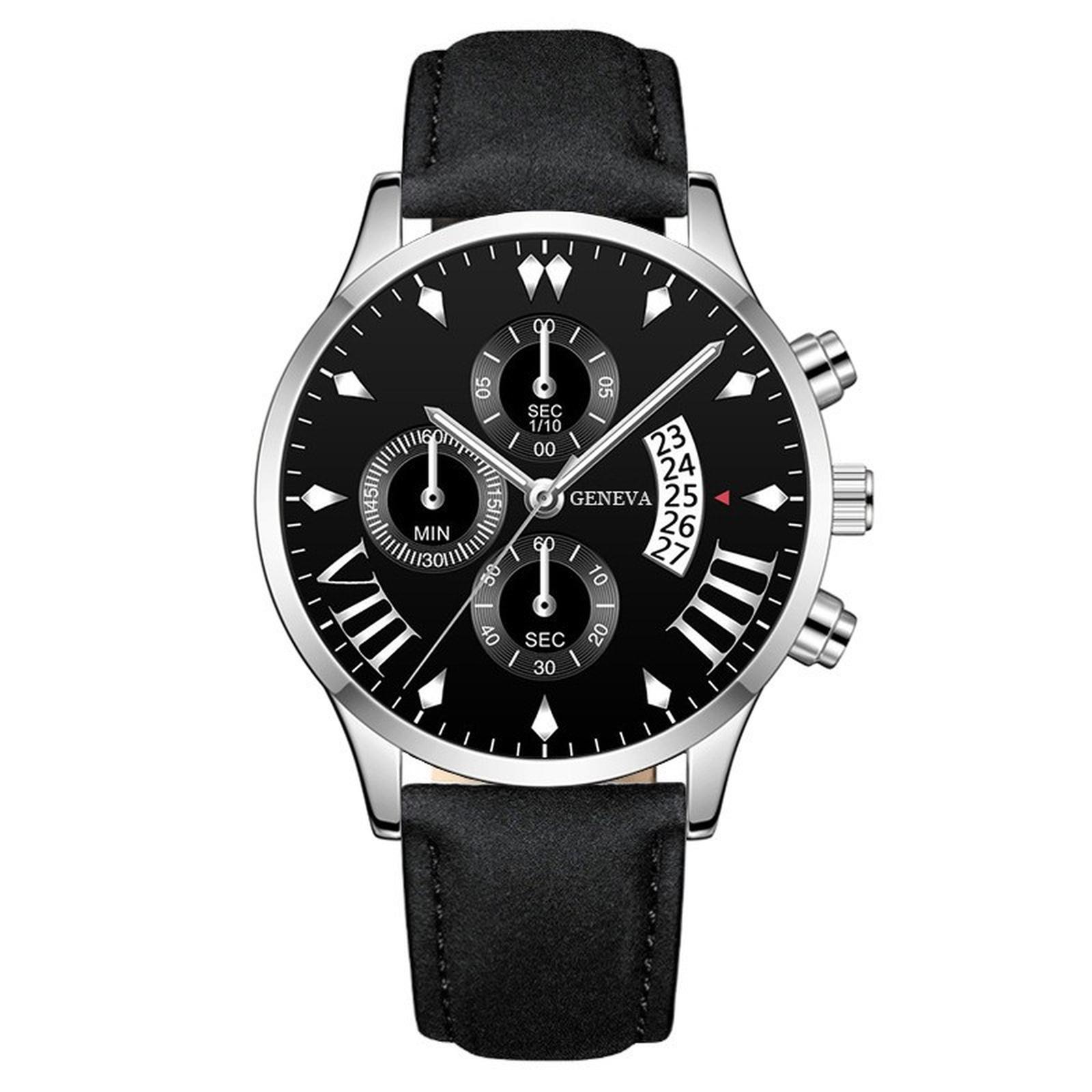 

Мужские водонепроницаемые светящиеся наручные часы-будильник для бега One Size серебряный