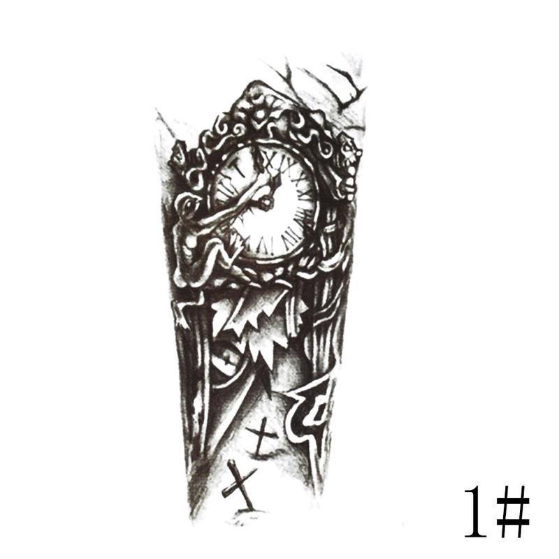 

Сексуальные наклейки-временные татуировки для тела, большие наклейки на руки, съемные, водостойкие 1