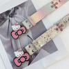 1PZ Guaina Regali di Festa Sanrio Hello Kitty Cintura Vita Ragazze Carine   Cintura Brillante Versatile Accessori per Jeans