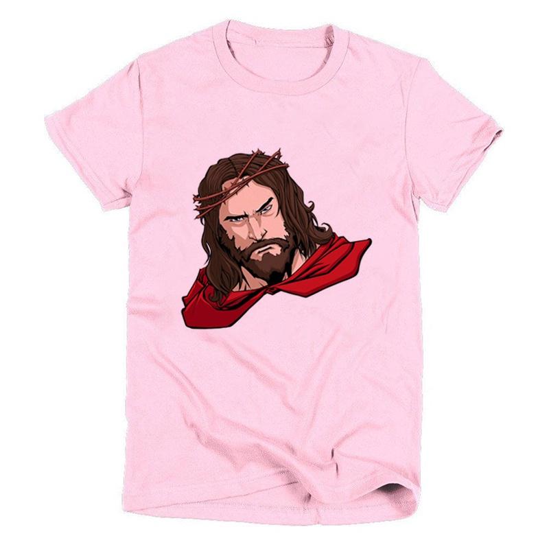 Jesus Superhero Portrait Summer Est 