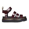 Dr. Martens Vintage Roman Style Platform Hollow Out Roman Sandals Women sandals Cherry-Red 23807600