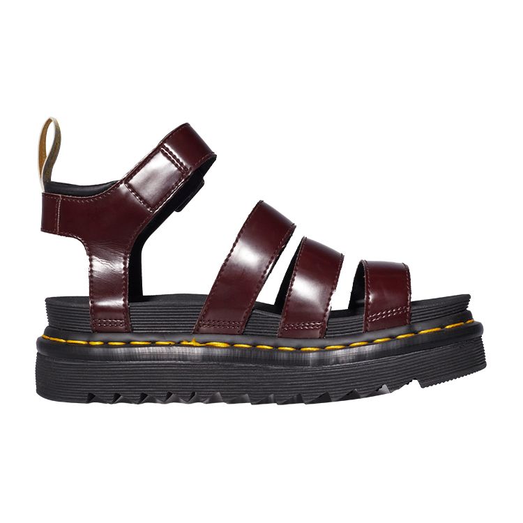 Dr. Martens Vintage Roman Style Platform Hollow Out Roman Sandals Women Sandals Cherry-Red 23807600