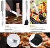 11Pcs Stainless Steel BBQ Grilling Accessories Set, Portable Grill Tools Kit with Storage Bag for Outdoor Camping Backyard