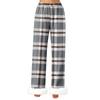 Women's Fashionable Casual Trousers, Plaid Print Trousers