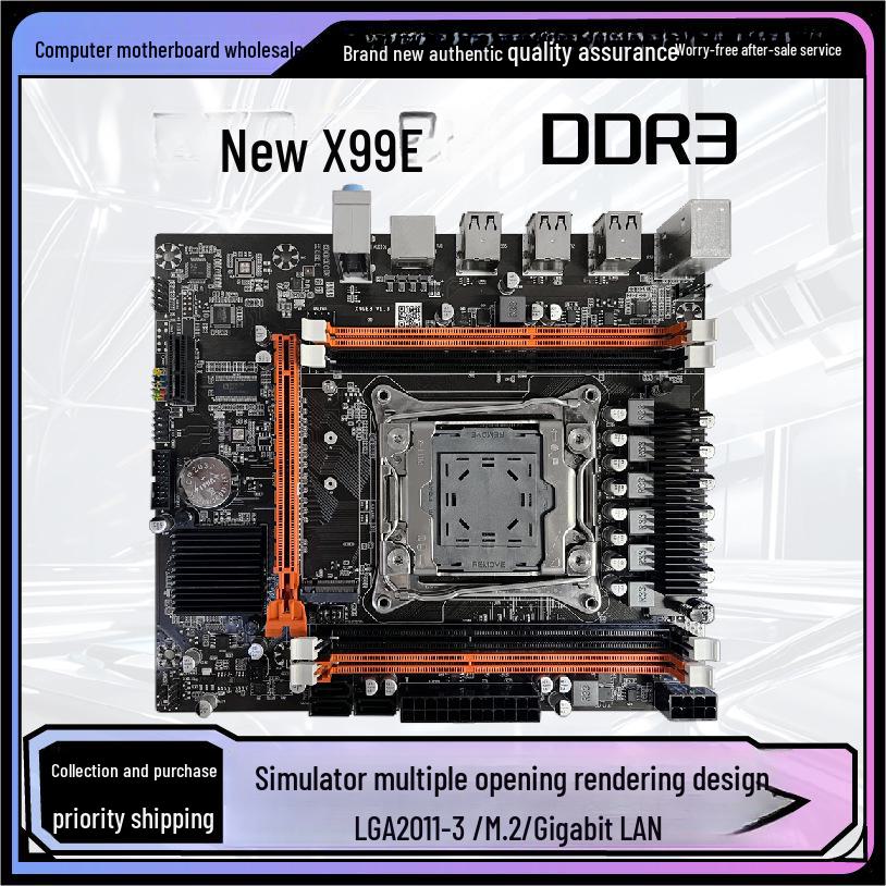 

X99 DDR3 Gaming Motherboard with ECC Support for E5-2686V4/2673V3 CPUs 128GB
