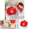 Apple Hand Pillow With Cartoon Embroidery For Office And Nap Breaks