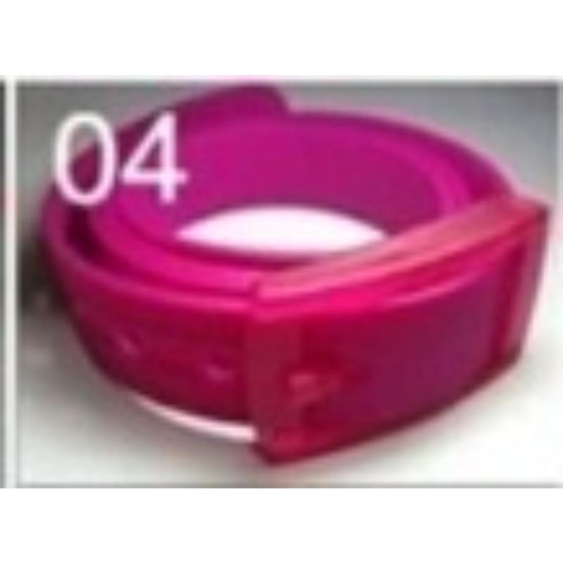 Silicone Belt Candy Color Belt Unisex Iron-free Silicone Belt