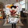 1pz Una Pezzo Monkey D Luffy Coperta in Flanella Fantasia Adatta a Tutte le Stagioni per Arredamento Casa Calore e Comfort Regali Regalo Festivo