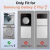 Tidlig for Samsung Z Flip 7 Deksel for MagSafe Aluminium Metall 360 Roterende Magnetisk Støtte Støtte Rammefritt Støtsikkert Bumper Deksel