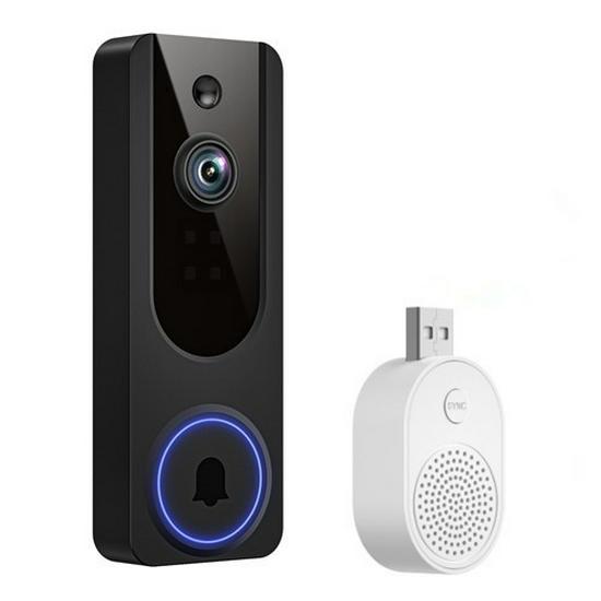 

HD Smart Doorbell Camera with Night Vision, Cloud Storage, and Remote Voice Intercom