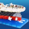 LULUFUN Microblock Titanic Ship Building Blocks Ocean Cruise Ship Assembly Gift for and Adults Set, Toy, Model, Kit, Birthdays, Christmas, Boys,