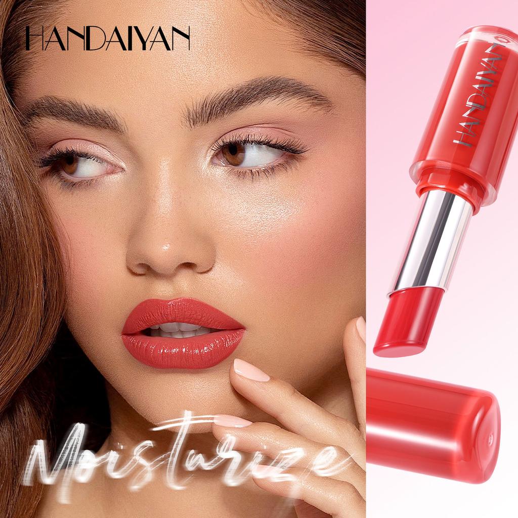 Waterproof Velvet Lipstick Moisturizing Red Brown Pink Lipsticks Hydrating Rose Purple Lip Tint Nature Nude Lips Makeup Cosmetic