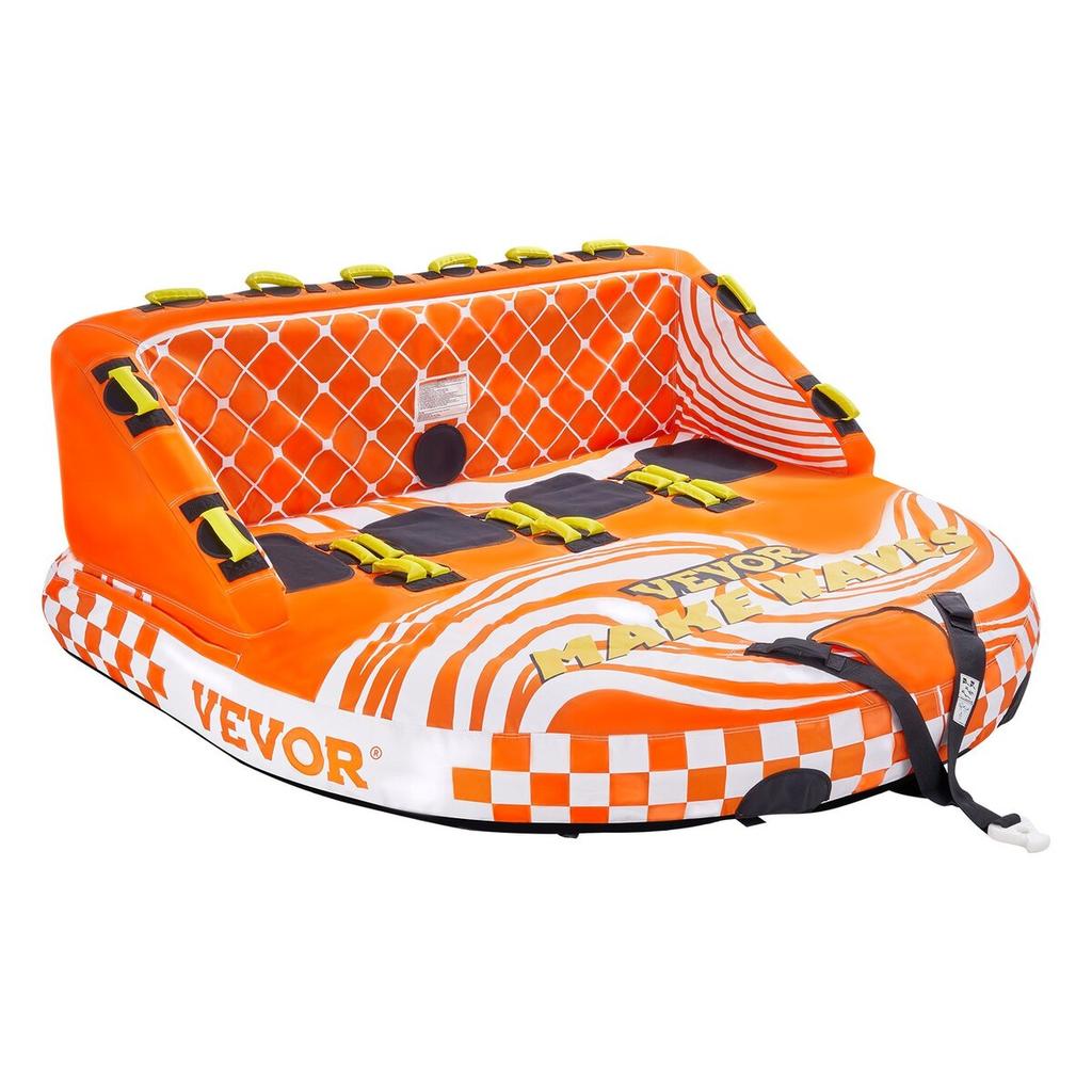 Towable Tube for Boating 1-4 Riders Inflatable Boat Tubes and Towables