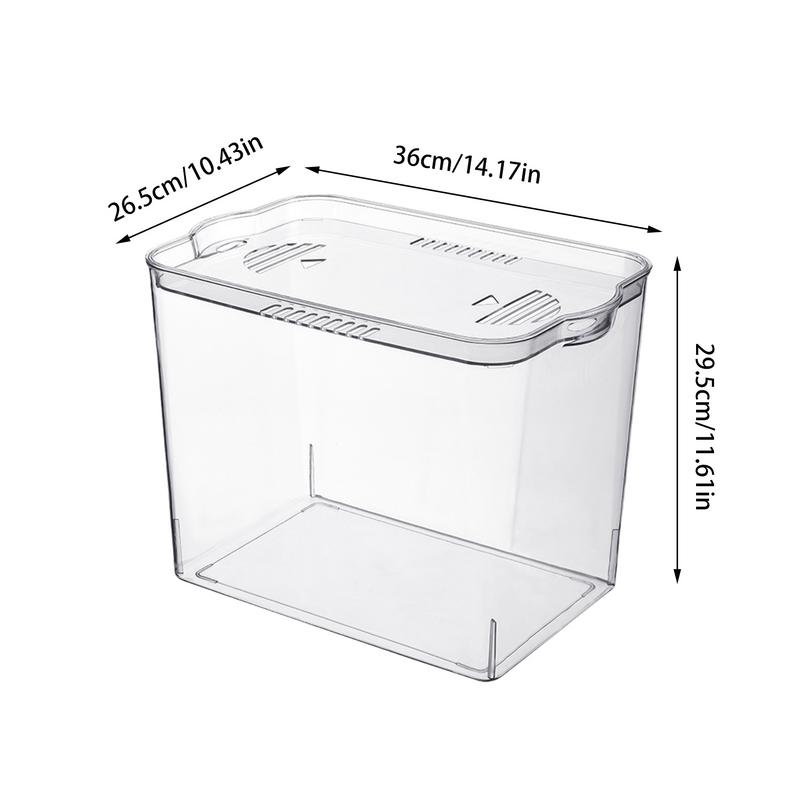 Beginner Fish Tank Stackable Transparent Cube Tank Small Fish Bowl For Temporary Space Turtle Tanks Desktop Aquarium For