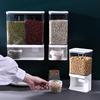 Ti Luona Wall-Mounted Divided Grain Storage Dispenser