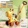 Giraffe Bubble Maker: Children's Push Stroller with Lights
