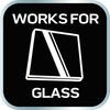 Double glass suction cup, 80 kg